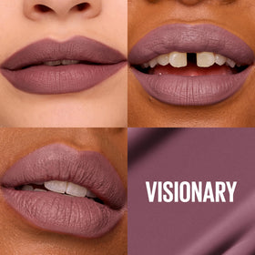 MAYBELLINE Super Stay Matte Ink Liquid Lipstick Visionary swatch on skin