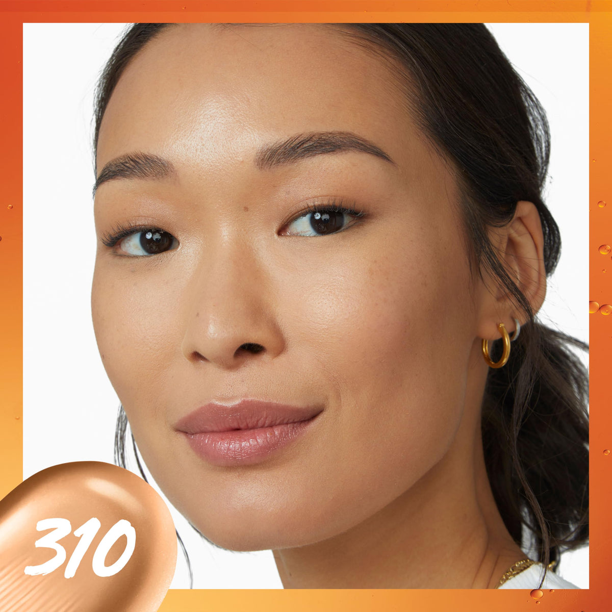 MAYBELLINE Super Stay Skin Tint 310 application on skin