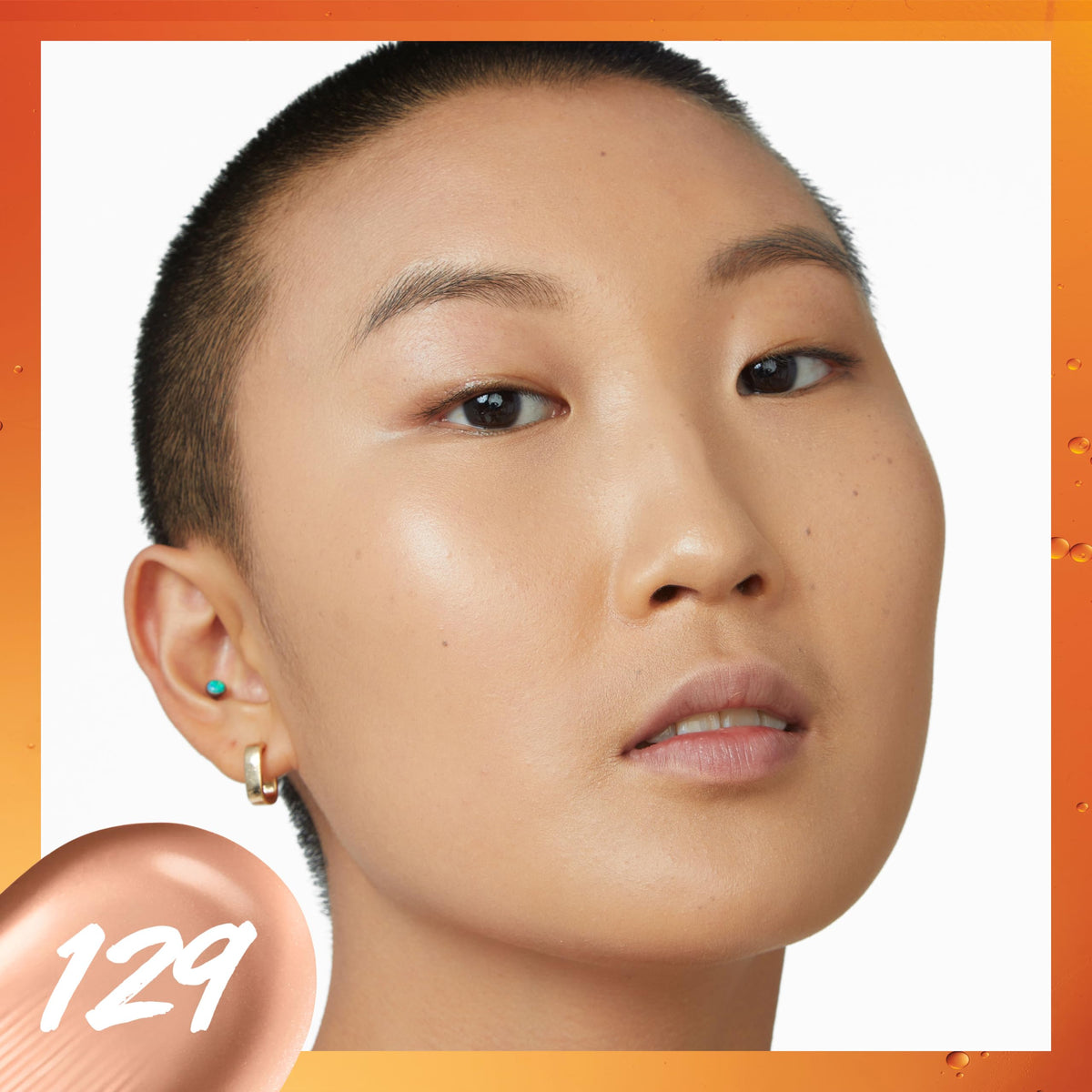 MAYBELLINE Super Stay Skin Tint Foundation 129 back view