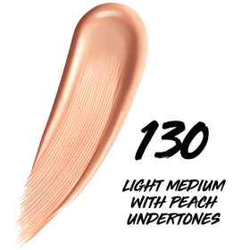 MAYBELLINE Super Stay Skin Tint Foundation 130 texture on hand