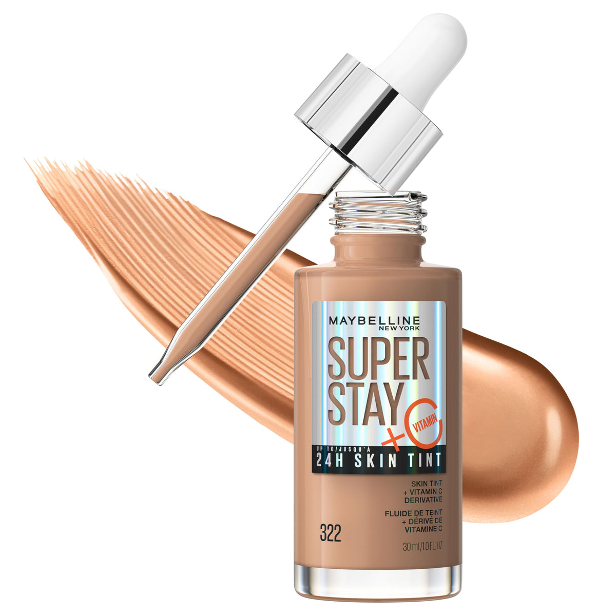 MAYBELLINE Super Stay Skin Tint Foundation 24HR front view