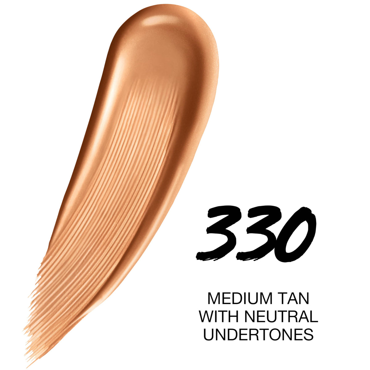 MAYBELLINE Super Stay Skin Tint Foundation 330 texture on skin