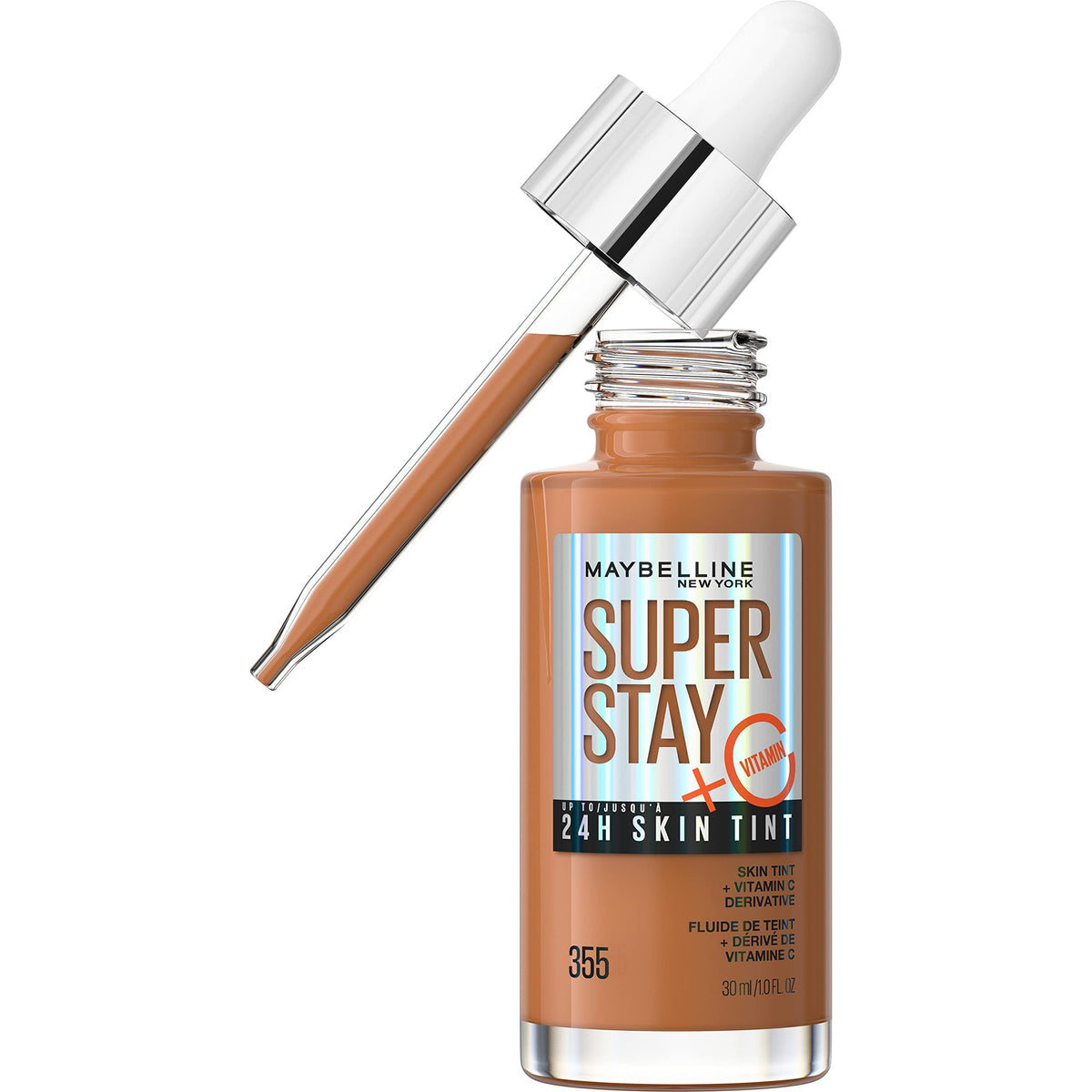 MAYBELLINE Super Stay Skin Tint Foundation 335 front view