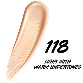 MAYBELLINE Super Stay Skin Tint foundation swatch on skin