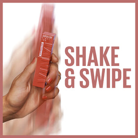 MAYBELLINE Super Stay Vinyl Ink Liquid Lipcolor application on lips