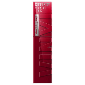MAYBELLINE Super Stay Vinyl Ink Liquid Lipcolor Deep Wine Red front view