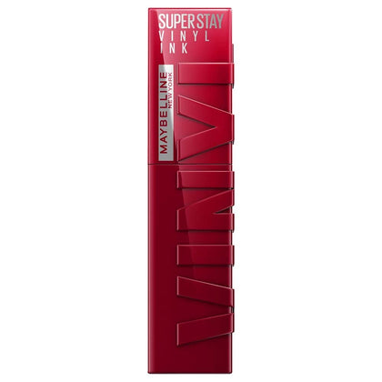 MAYBELLINE Super Stay Vinyl Ink Liquid Lipcolor Deep Wine Red front view