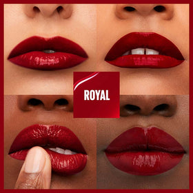 MAYBELLINE Super Stay Vinyl Ink Liquid Lipcolor Deep Wine Red swatch on lips
