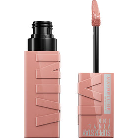 MAYBELLINE Super Stay Vinyl Ink Liquid Lipcolor in Captivated, pink shade, front view
