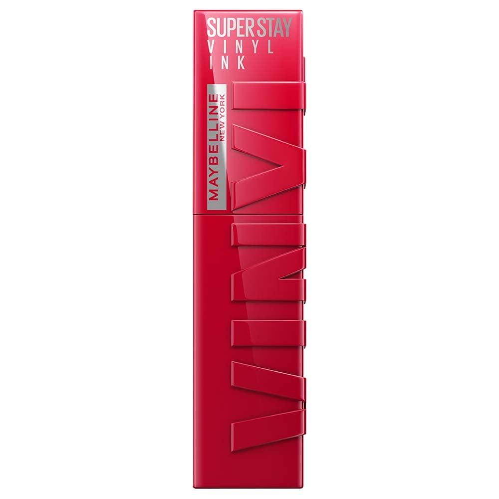 MAYBELLINE Super Stay Vinyl Ink Liquid Lipcolor in Cool Red front view