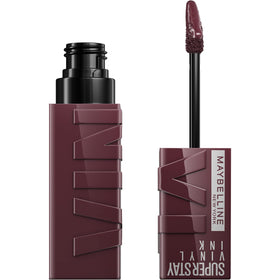 MAYBELLINE Super Stay Vinyl Ink Liquid Lipcolor in Fearless Brown front view