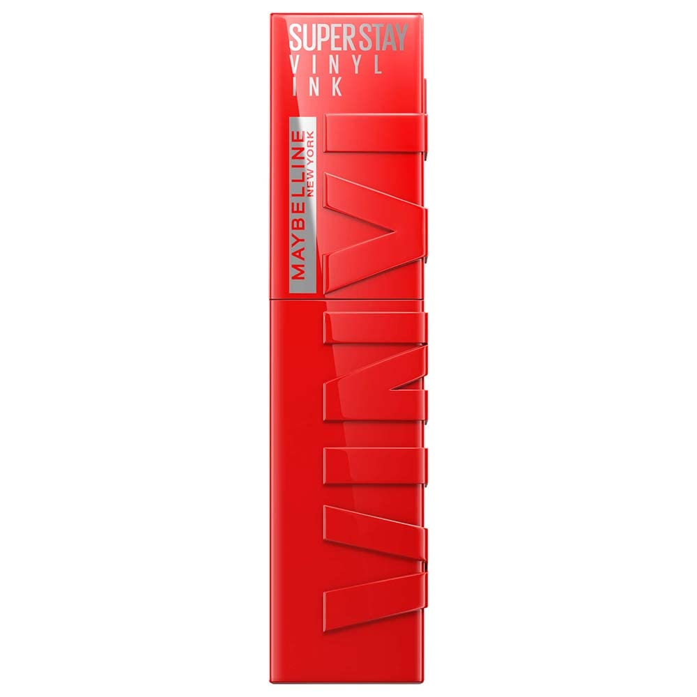 MAYBELLINE Super Stay Vinyl Ink Liquid Lipcolor in Red-Hot front view