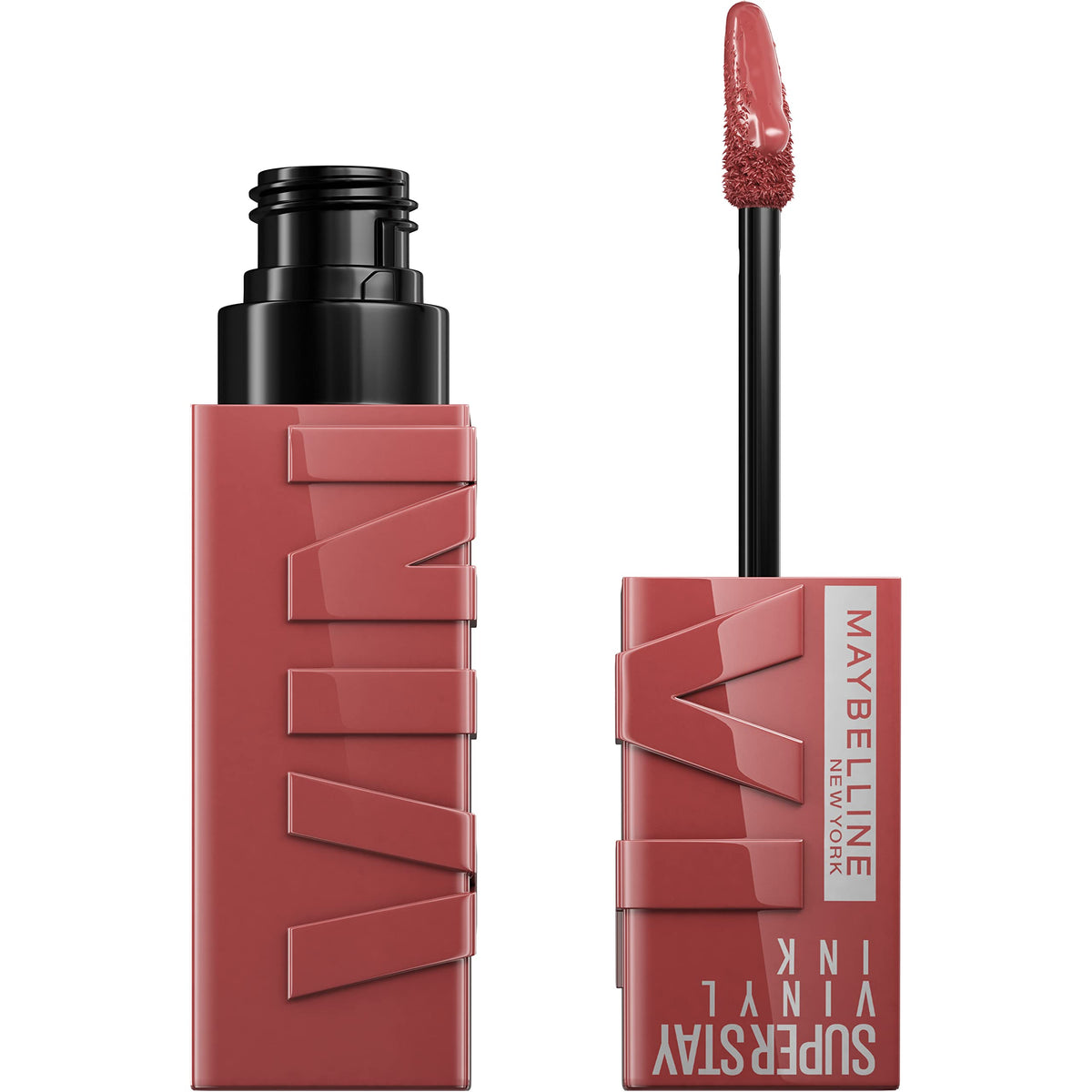 MAYBELLINE Super Stay Vinyl Ink Liquid Lipcolor Peppy Pink front view