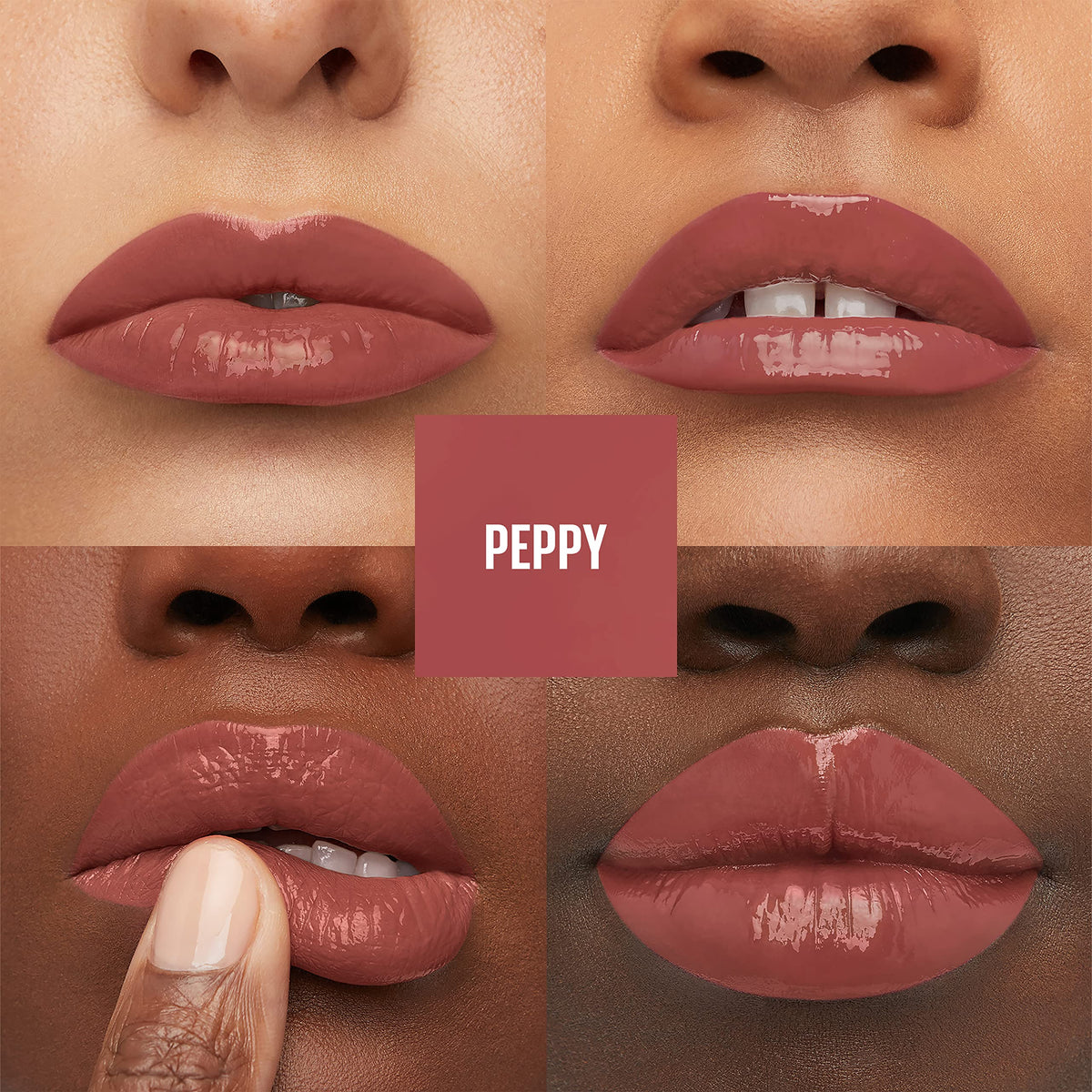 MAYBELLINE Super Stay Vinyl Ink Liquid Lipcolor Peppy Pink swatch