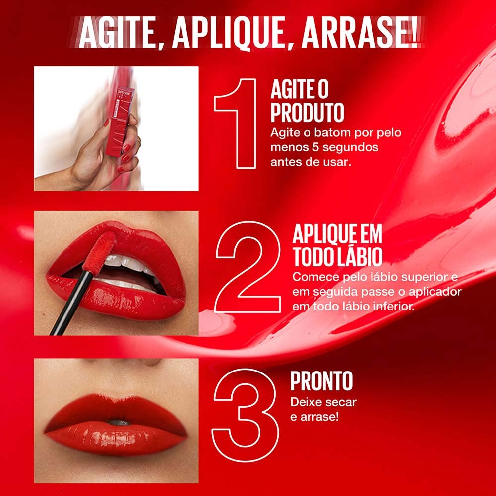 MAYBELLINE Super Stay Vinyl Ink Liquid Lipcolor side view