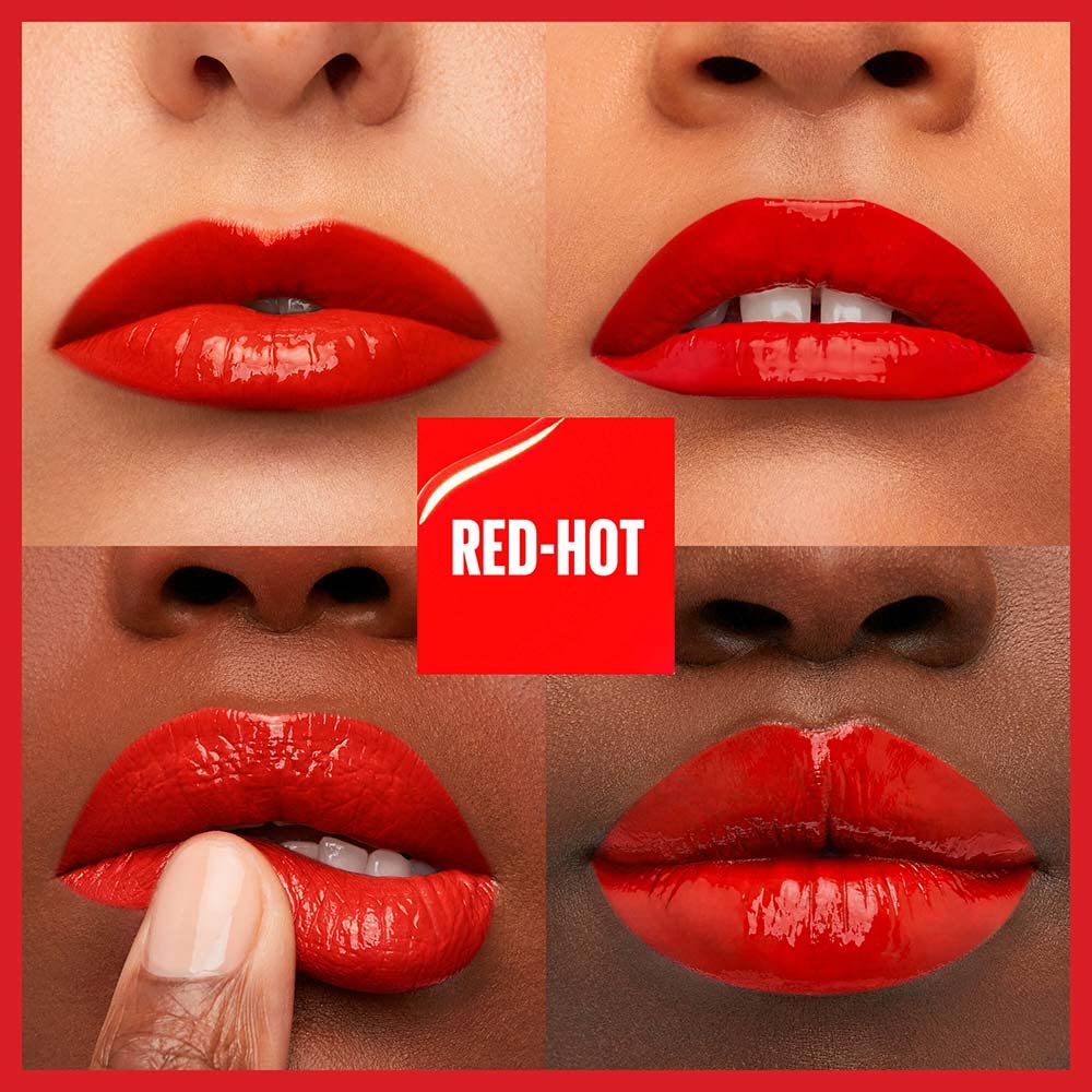 MAYBELLINE Super Stay Vinyl Ink Liquid Lipcolor swatch on skin