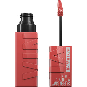 MAYBELLINE Super Stay Vinyl Ink Liquid Lipstick Peachy Nude front view