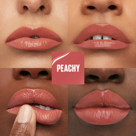 MAYBELLINE Super Stay Vinyl Ink Liquid Lipstick Peachy Nude swatch on skin