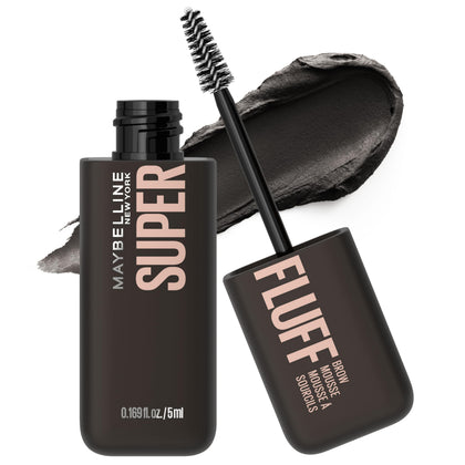MAYBELLINE Superfluff Brow Mousse in Black, front view