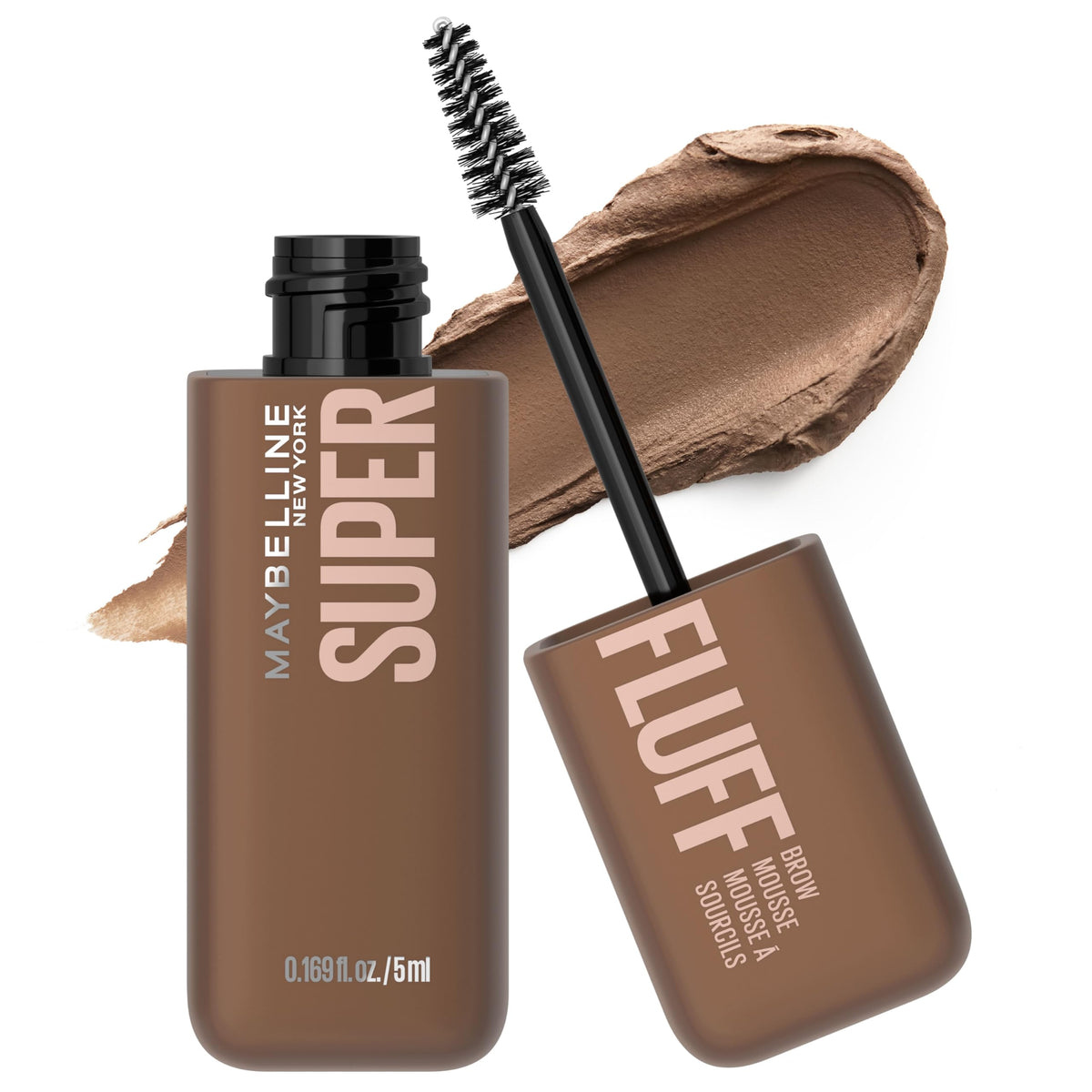 MAYBELLINE Superfluff Brow Mousse Soft Brown front view