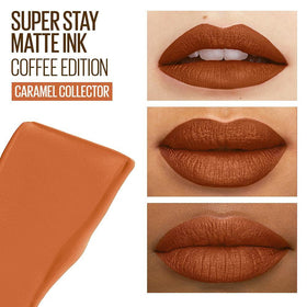 MAYBELLINE SuperStay Matte Ink Liquid Lipstick Coffee Edition applicator close-up