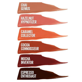 MAYBELLINE SuperStay Matte Ink Liquid Lipstick Coffee Edition texture close-up