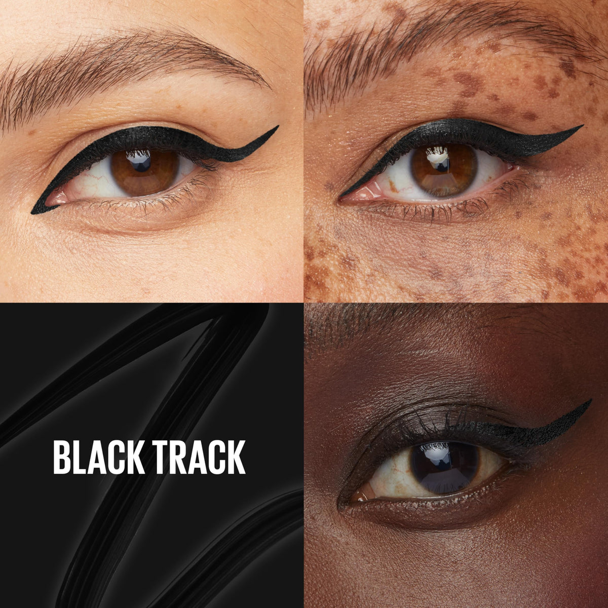 MAYBELLINE Tattoo Studio Dip-Ink Liquid Eyeliner Black Track felt dip applicator