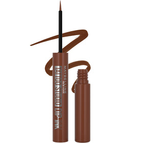 MAYBELLINE Tattoo Studio Dip-Ink Liquid Eyeliner in Brown Expression front view