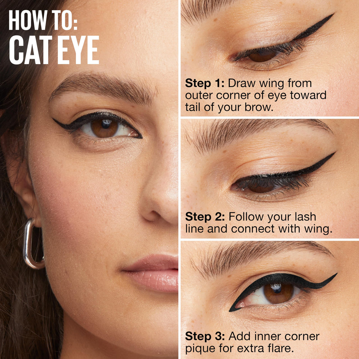 MAYBELLINE Tattoo Studio Dip-Ink Liquid Eyeliner in White Canvas shade