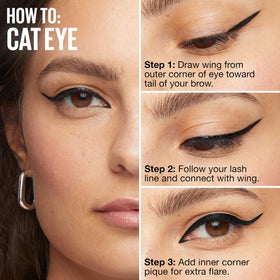MAYBELLINE Tattoo Studio Dip-Ink Liquid Eyeliner in White Canvas shade