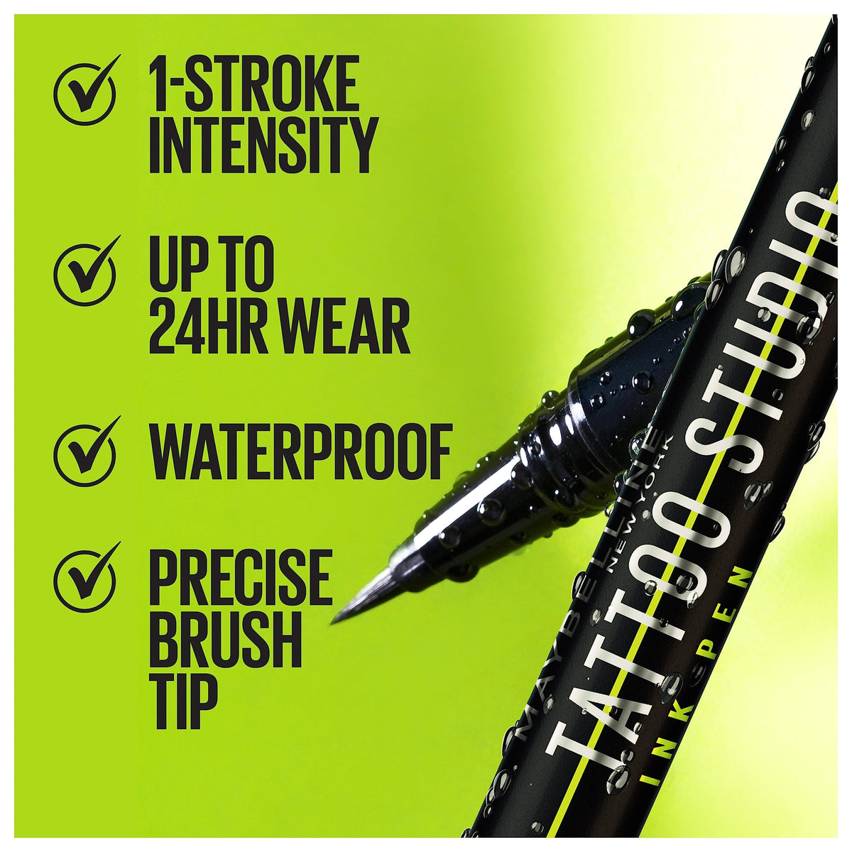 MAYBELLINE Tattoo Studio Ink Pen Liquid Eyeliner packaging