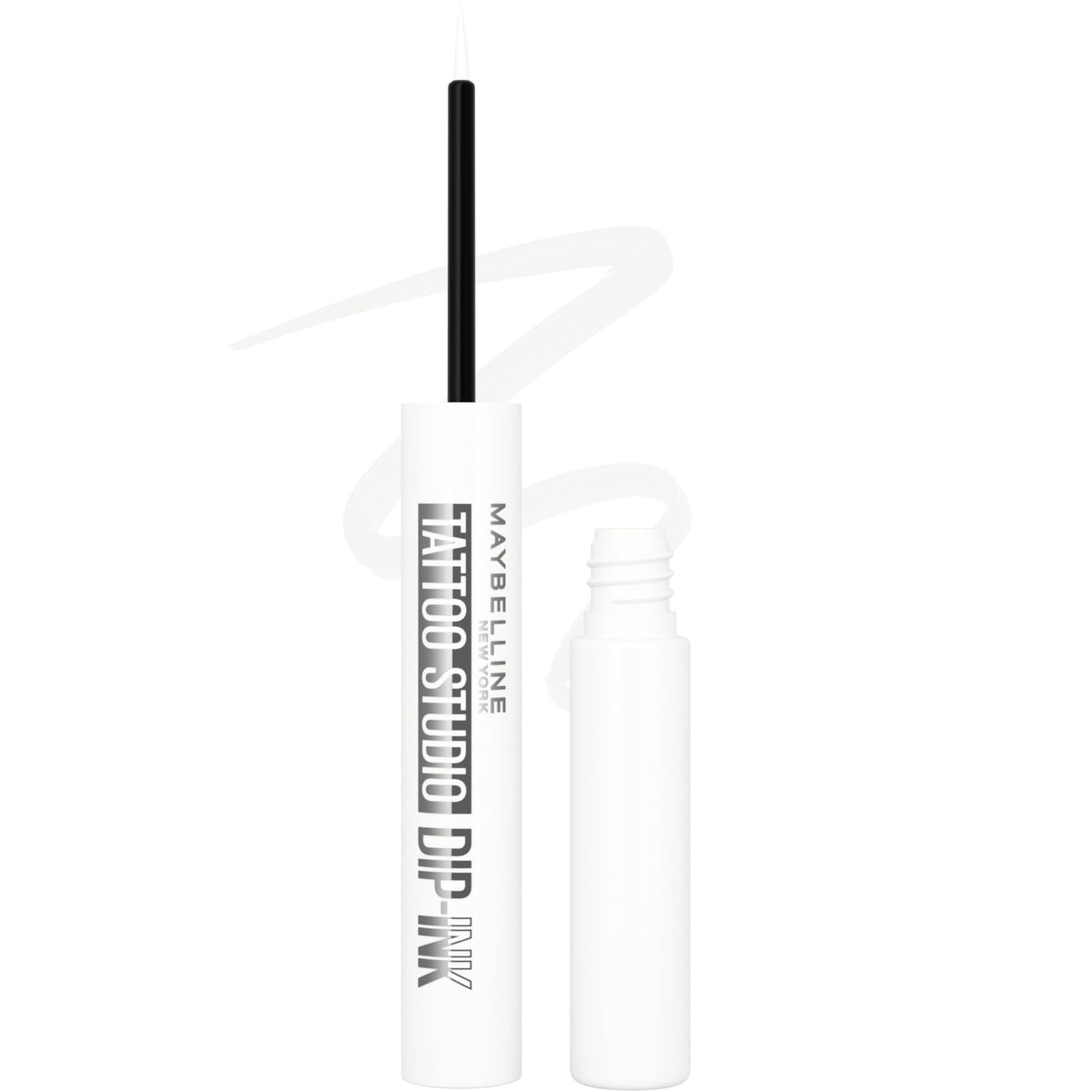 MAYBELLINE Tattoo Studio Liquid Eyeliner in White Canvas front view