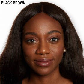 MAYBELLINE TattooStudio Brow Pomade Black Brown with other makeup products