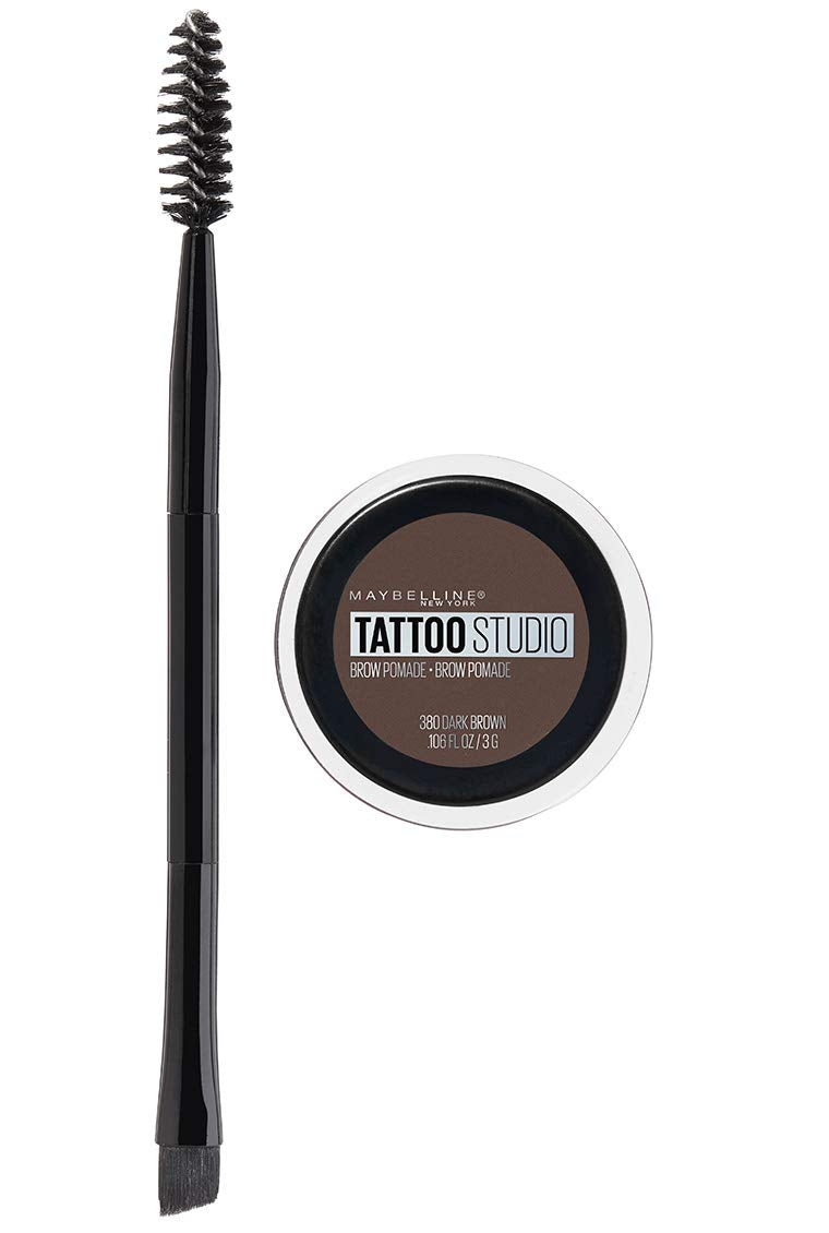 MAYBELLINE TattooStudio Brow Pomade Deep Brown front view