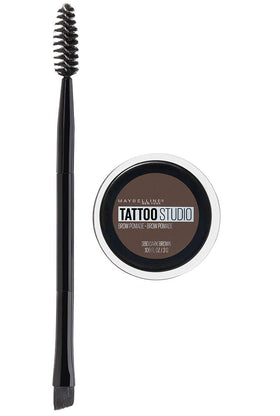MAYBELLINE TattooStudio Brow Pomade Deep Brown front view