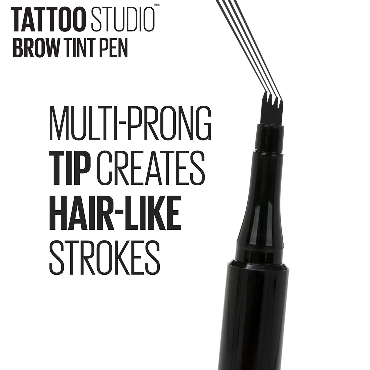MAYBELLINE TattooStudio Brow Tint Pen in use on model