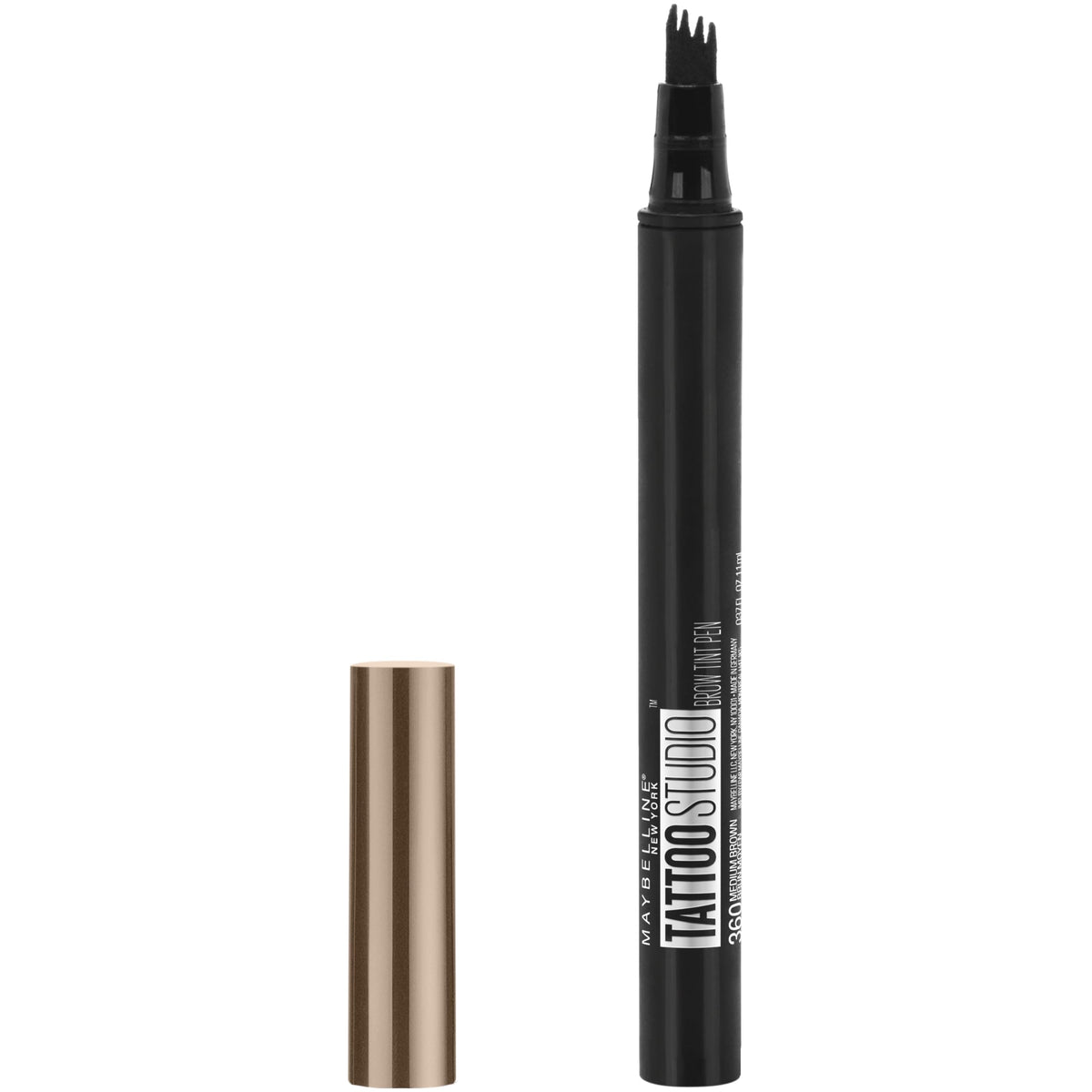 MAYBELLINE TattooStudio Brow Tint Pen Soft Brown front view