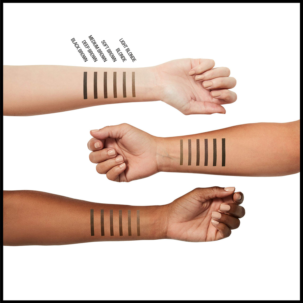MAYBELLINE TattooStudio Waterproof Eyebrow Pencil Deep Brown with other Maybelline products