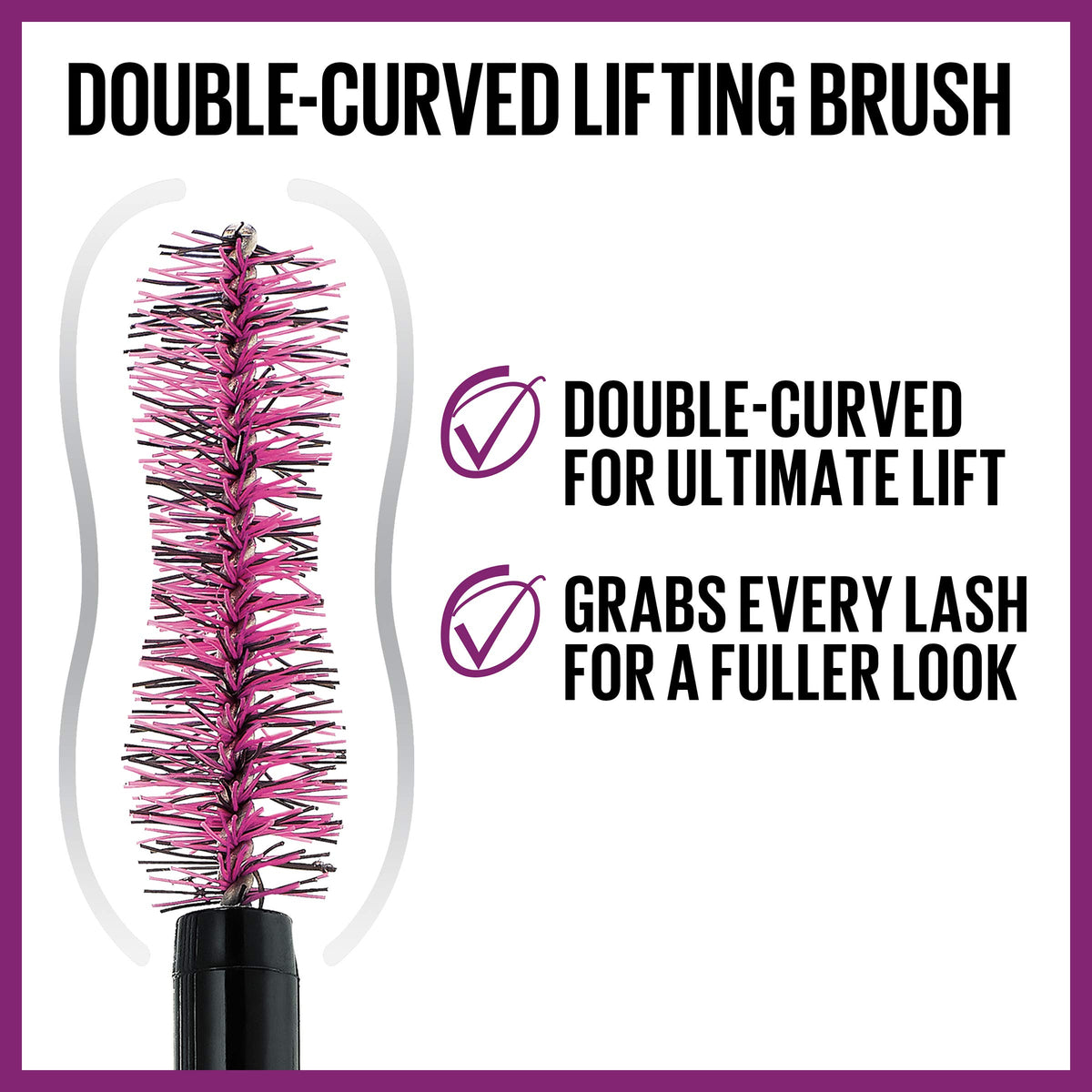 MAYBELLINE The Falsies Lash Lift Mascara back view with details