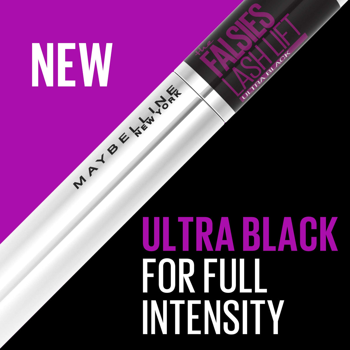 MAYBELLINE The Falsies Lash Lift mascara brush close-up
