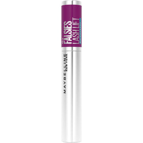 MAYBELLINE The Falsies Lash Lift Waterproof Mascara Very Black on model's eyelashes
