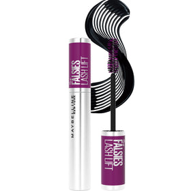 MAYBELLINE The Falsies Lash Lift Waterproof Mascara Very Black texture on brush