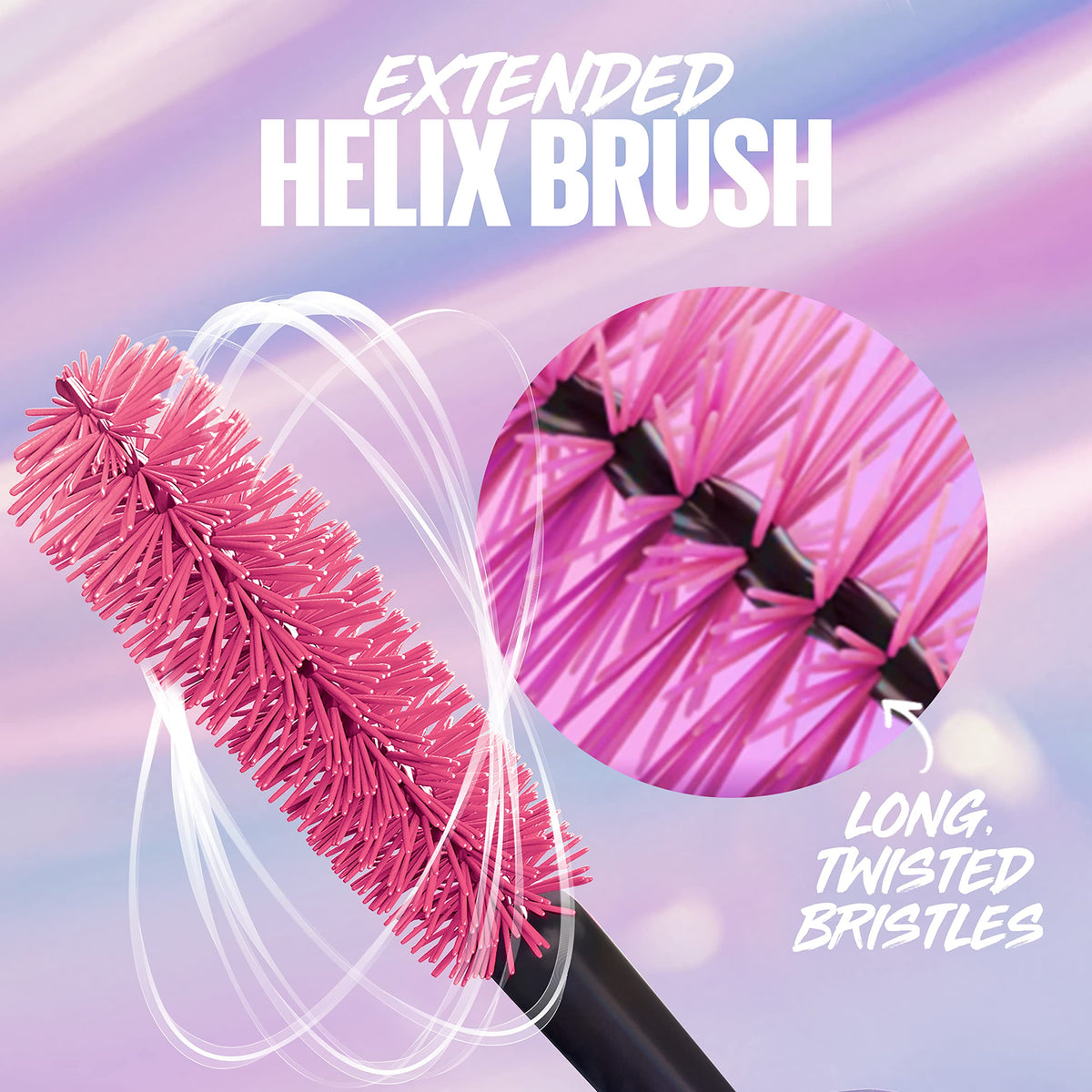 MAYBELLINE The Falsies Surreal Extensions Mascara application on lashes