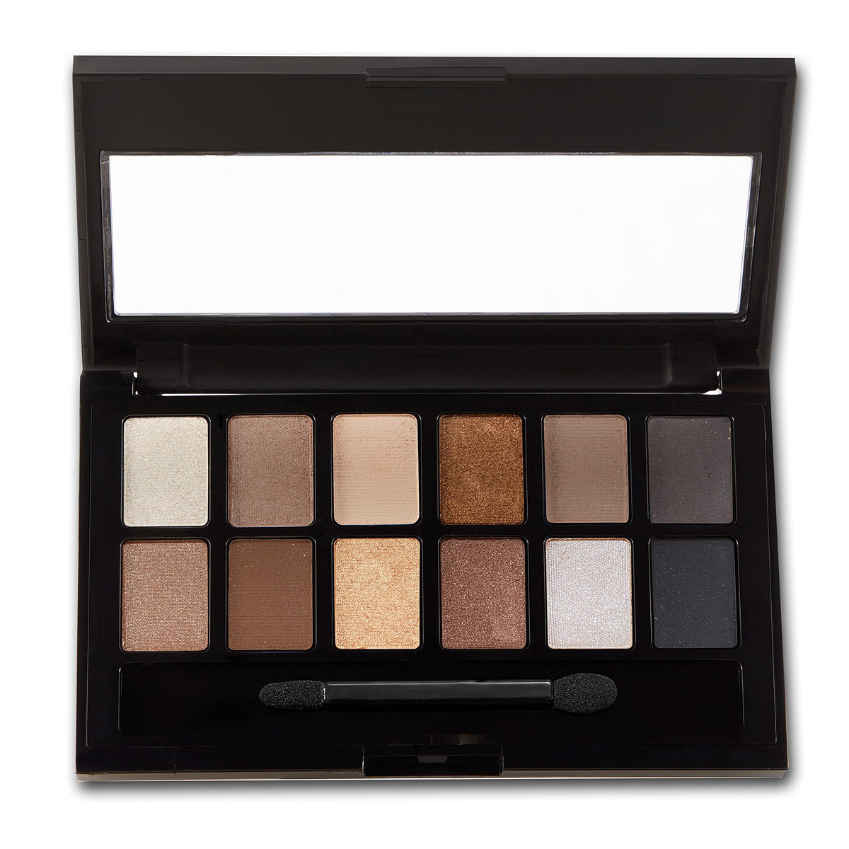 MAYBELLINE The Nudes Eyeshadow Palette opened showing shades