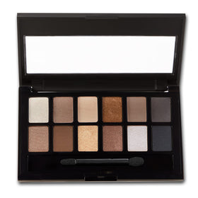 MAYBELLINE The Nudes Eyeshadow Palette opened showing shades