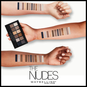 MAYBELLINE The Nudes Eyeshadow Palette with brush applicator