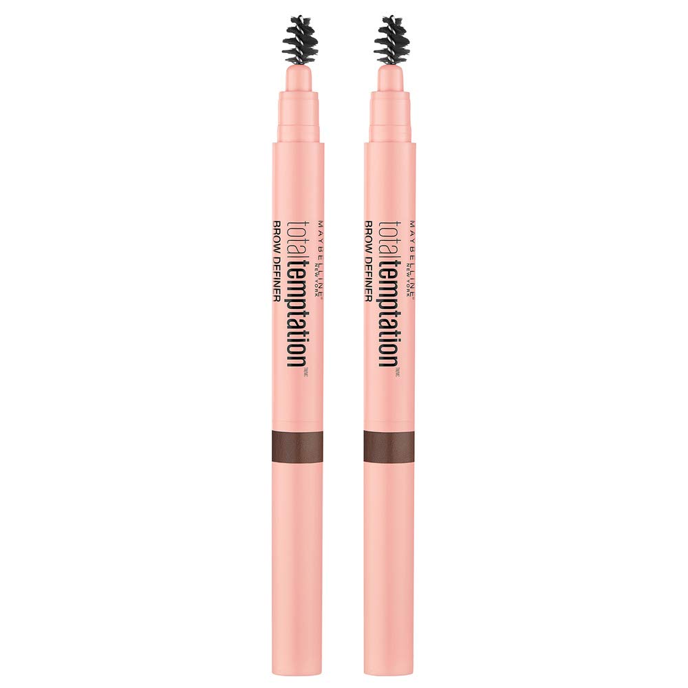 MAYBELLINE Total Temptation Eyebrow Definer Pencil with spoolie brush