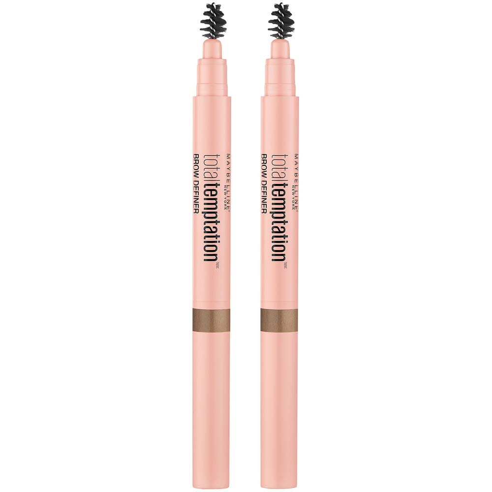 MAYBELLINE Total Temptation Eyebrow Definer Pencil with spoolie brush