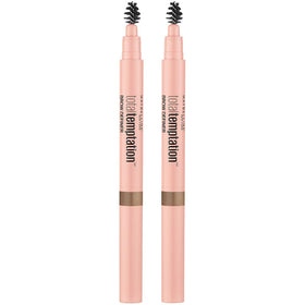 MAYBELLINE Total Temptation Eyebrow Definer Pencil with spoolie brush