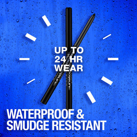 MAYBELLINE Unstoppable Waterproof Eyeliner Pencil, self-sharpening tip close-up